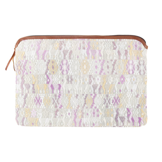 LAPTOP CASE 16" - OOAK HUIPIL - CAFE - NO. 13132