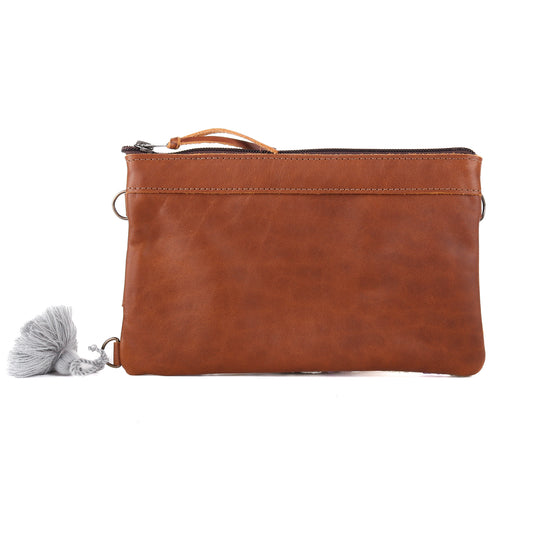 EVERYTHING CLUTCH - OOAK HUIPIL - CAFE - NO. 13481