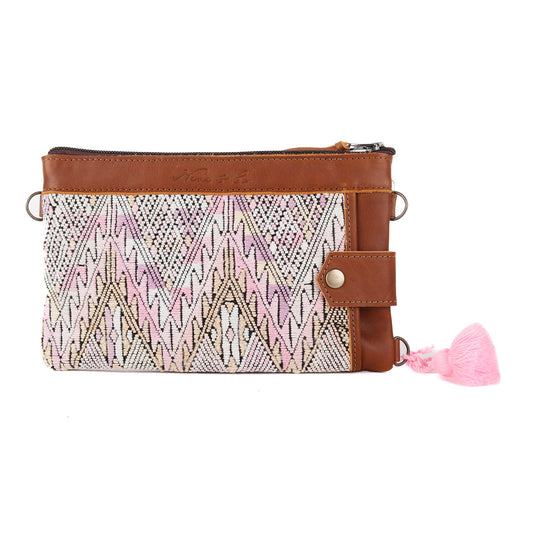 EVERYTHING CLUTCH - OOAK HUIPIL - CAFE - NO. 13482