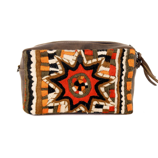 WANDER CROSSBODY BAG + STRAP SET - H&S PANEL - COCOA - NO. 13642