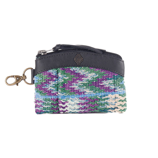 COIN PURSE - OOAK HUIPIL - BLACK - NO. 13671