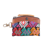 COIN PURSE - OOAK HUIPIL - CAFE - NO. 13685