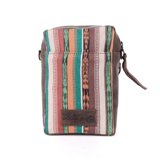 CROSSBODY TRAVEL BAG - CORTE - MOCHA - NO. 13825