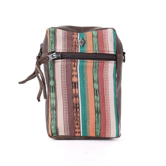 CROSSBODY TRAVEL BAG - CORTE - MOCHA - NO. 13825