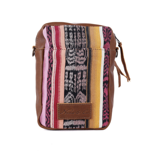 CROSSBODY TRAVEL BAG - CORTE - CAFE - NO. 13852