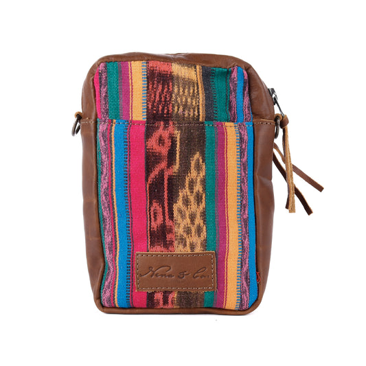 CROSSBODY TRAVEL BAG - CORTE - CAFE - NO. 13855