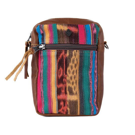 CROSSBODY TRAVEL BAG - CORTE - CAFE - NO. 13855