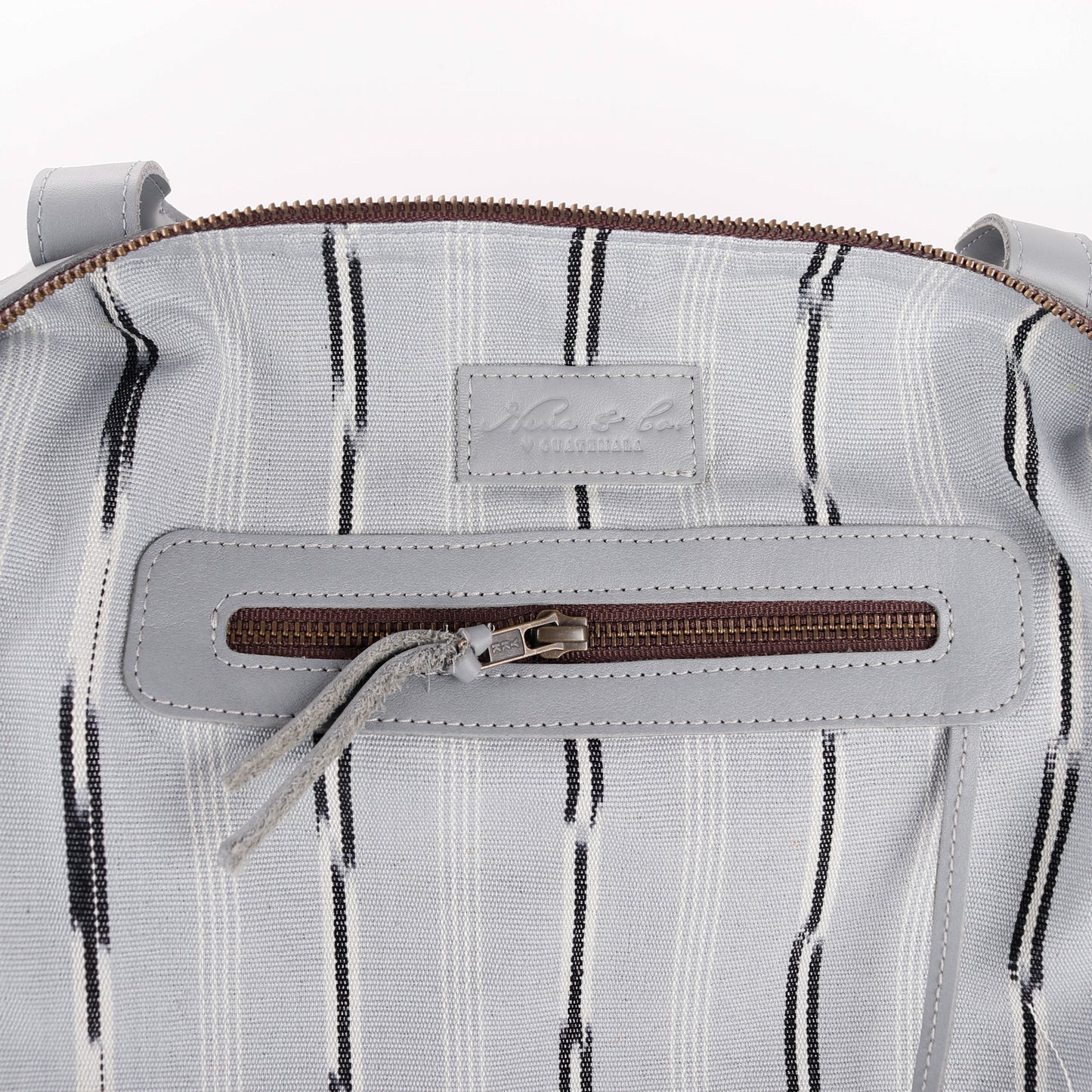 POCKETLESS MEDIUM PERFECT BAG - H&S PANEL - PLATINUM - NO. 13872