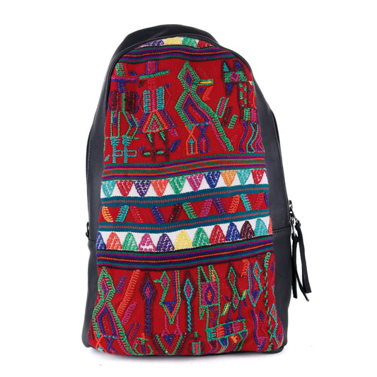 CROSSBODY SLING 2.0 - LARGE - OOAK HUIPIL - BLACK - NO. 13937