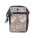CROSSBODY TRAVEL BAG - OOAK HUIPIL - BLACK - NO. 13975