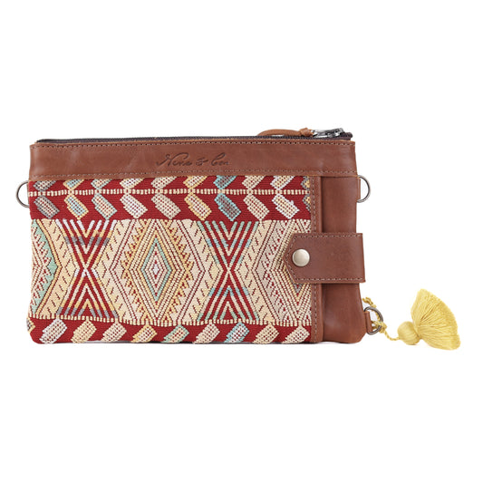 EVERYTHING CLUTCH - OOAK HUIPIL - CAFE - NO. 14010