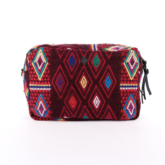 WANDER CROSSBODY BAG + STRAP SET - OOAK HUIPIL & CORTE - BLACK - NO. 14087