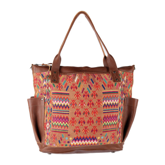 THE PERFECT BAG - OOAK HUIPIL - CAFE - NO. 14255
