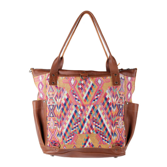 THE PERFECT BAG - OOAK HUIPIL - CAFE - NO. 14257
