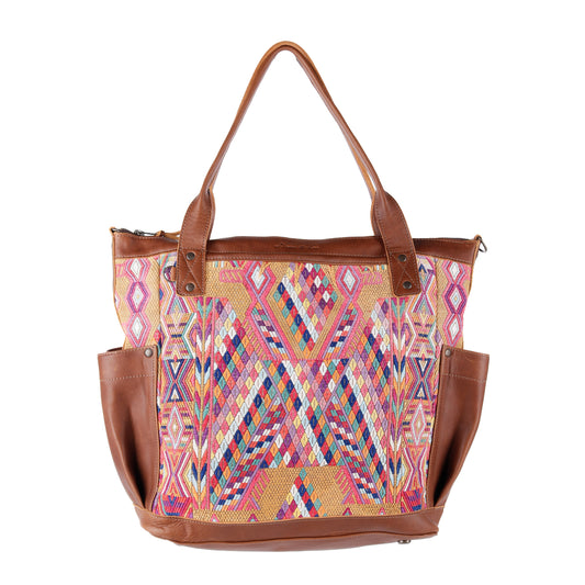 THE PERFECT BAG - OOAK HUIPIL - CAFE - NO. 14257
