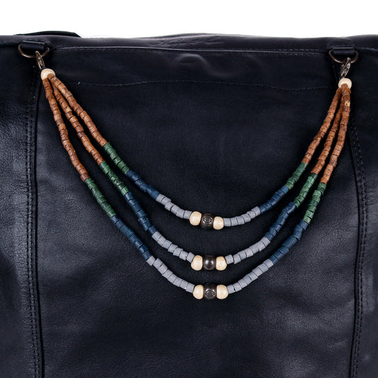 BEADED BAG NECKLACE - NO. 14361