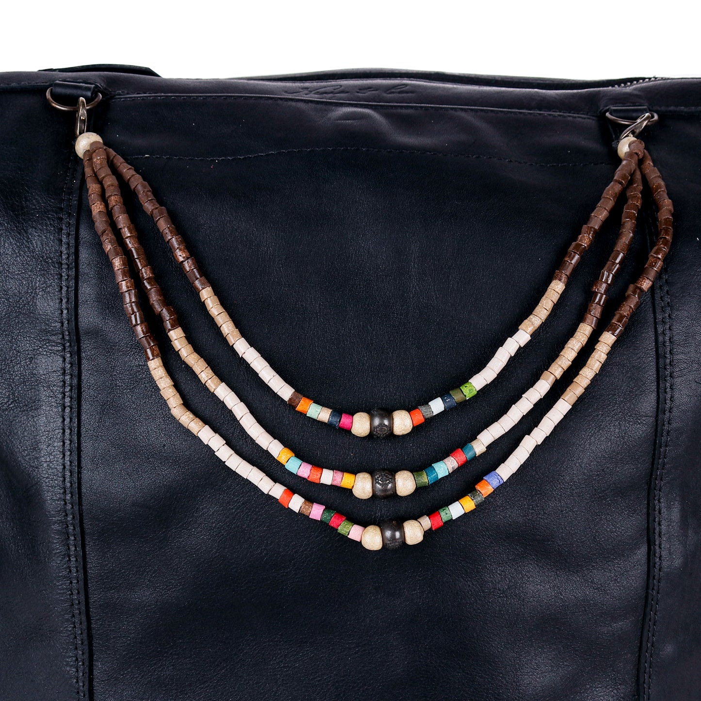 BEADED BAG NECKLACE - NO. 14387