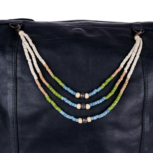 BEADED BAG NECKLACE - NO. 14406