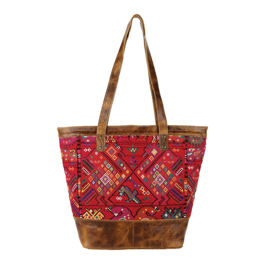 CADIZ TOTE - OOAK HUIPIL - WRANGLER - NO. 14541