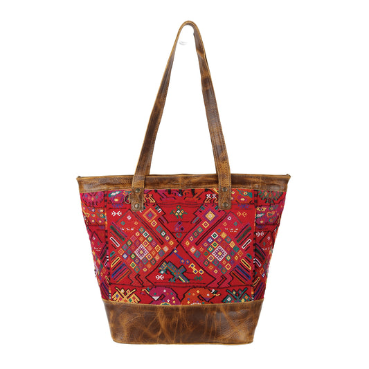 CADIZ TOTE - OOAK HUIPIL - WRANGLER - NO. 14541