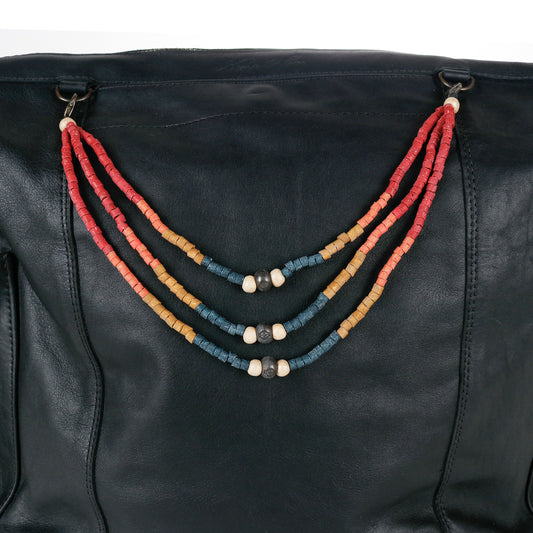 BEADED BAG NECKLACE - NO. 14621