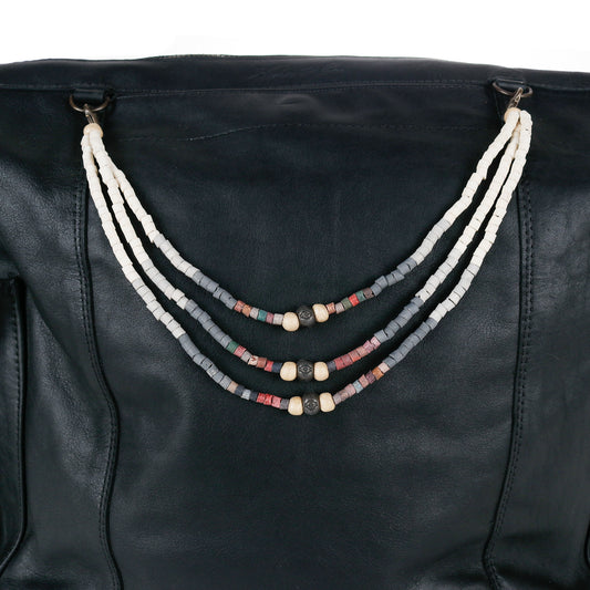 BEADED BAG NECKLACE - NO. 14622