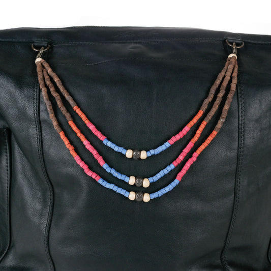 BEADED BAG NECKLACE - NO. 14624