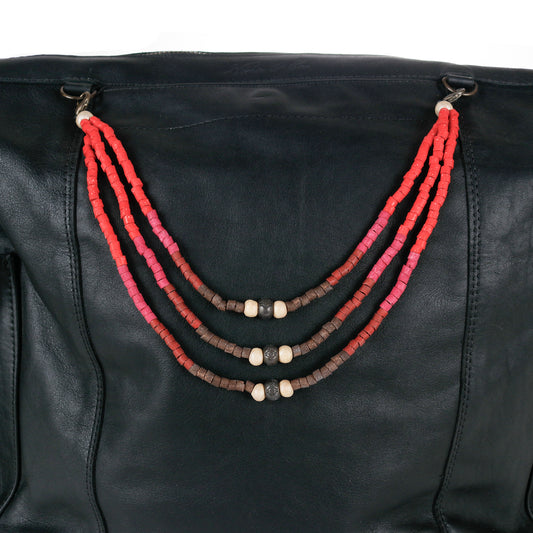 BEADED BAG NECKLACE - NO. 14625