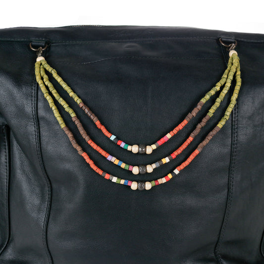 BEADED BAG NECKLACE - NO. 14628