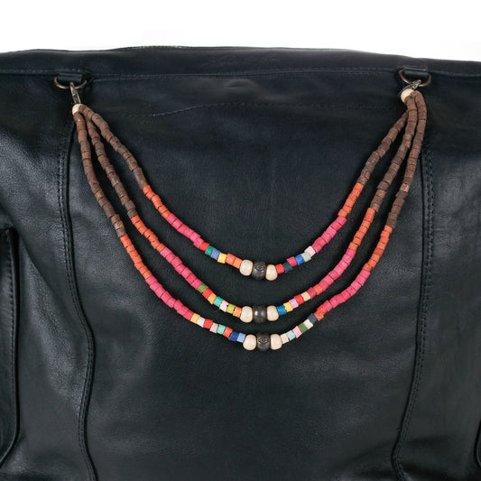 BEADED BAG NECKLACE - NO. 14630