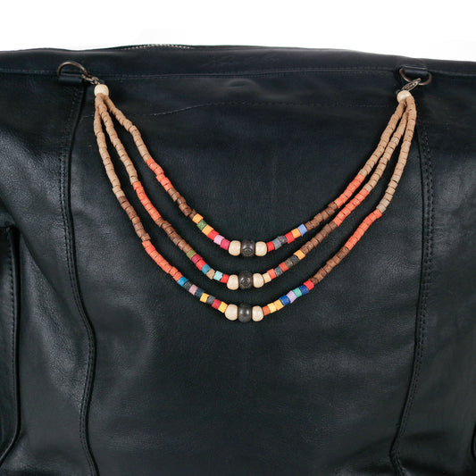 BEADED BAG NECKLACE - NO. 14638