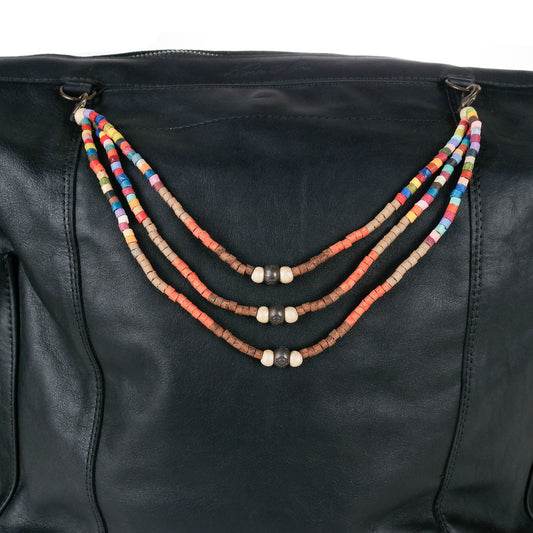BEADED BAG NECKLACE - NO. 14675