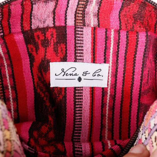 WANDER BAG - OOAK HUIPIL - CAFE - NO. 14910
