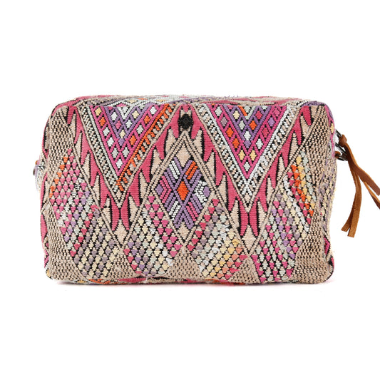 WANDER CROSSBODY BAG - LARGE - OOAK HUIPIL - CAFE - NO. 14929