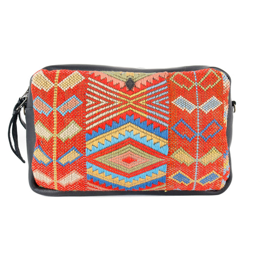WANDER BAG - LARGE -  H&S WHEAT - BLACK - NO. 15157