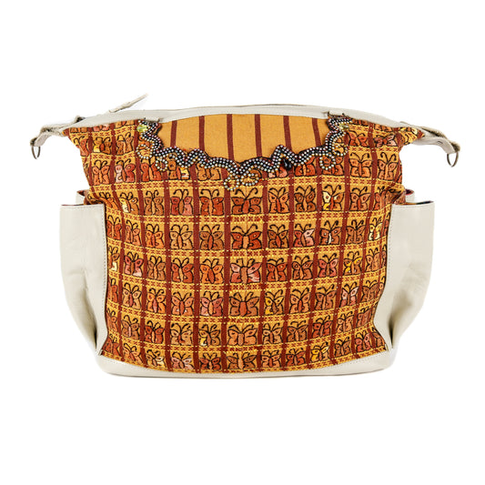 BEATRIZ CDB - OOAK HUIPIL - BONE - NO. 15209