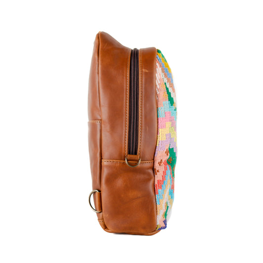 2.0 CROSSBODY SLING - H&S MOONS - CAFE - NO. 15409