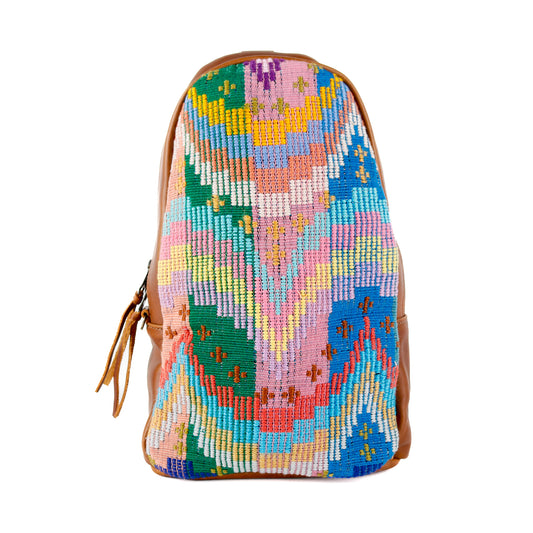 2.0 CROSSBODY SLING - H&S MOONS - CAFE - NO. 15409