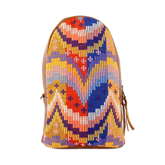 2.0 CROSSBODY SLING - H&S MOONS - CAFE - NO. 15410