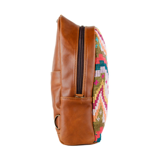 2.0 CROSSBODY SLING - H&S MOONS - CAFE - NO. 15411