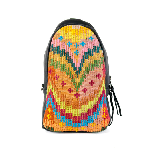 2.0 CROSSBODY SLING - SMALL - H&S MOONS - BLACK - NO. 15415