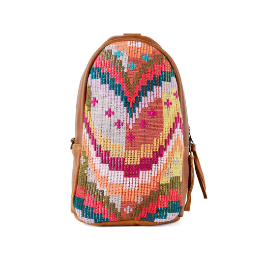 2.0 CROSSBODY SLING - SMALL - H&S MOONS - CAFE - NO. 15429