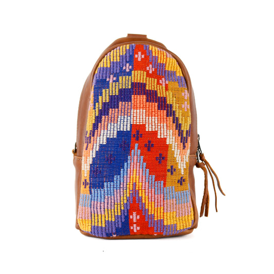 2.0 CROSSBODY SLING - SMALL - H&S MOONS - CAFE - NO. 15431
