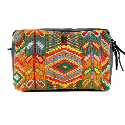 WANDER BAG - LARGE -  H&S WHEAT - BLACK - NO. 15462