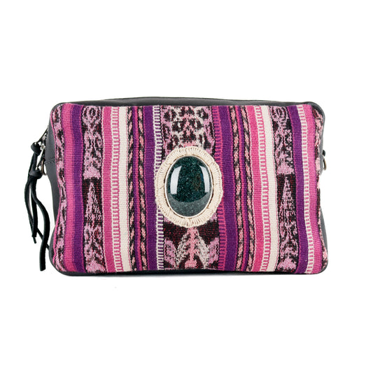 WANDER CROSSBODY BAG + STRAP SET - CORTE WITH JADE - BLACK - NO. 15544