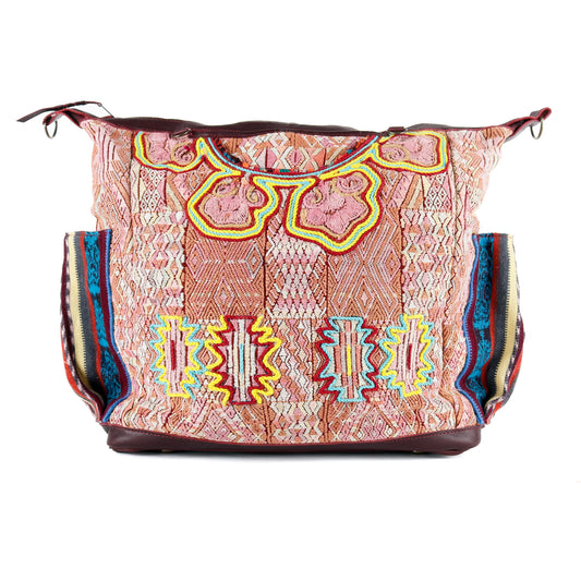 BEATRIZ CDB - EMBROIDERED OOAK HUIPIL - VINO TINTO - NO. 15558