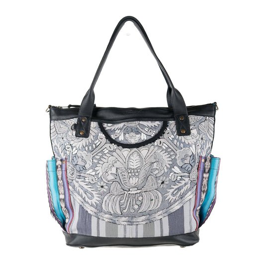 THE PERFECT BAG - OOAK HUIPIL - BLACK - NO. 15714