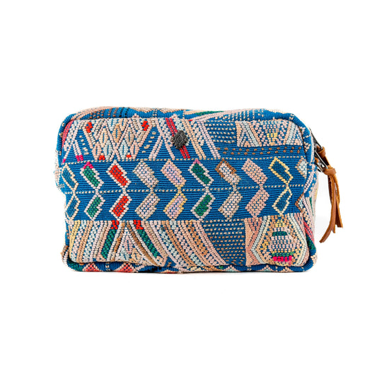 WANDER CROSSBODY BAG + STRAP SET - OOAK HUIPIL & CORTE - CAFE - NO. 15721
