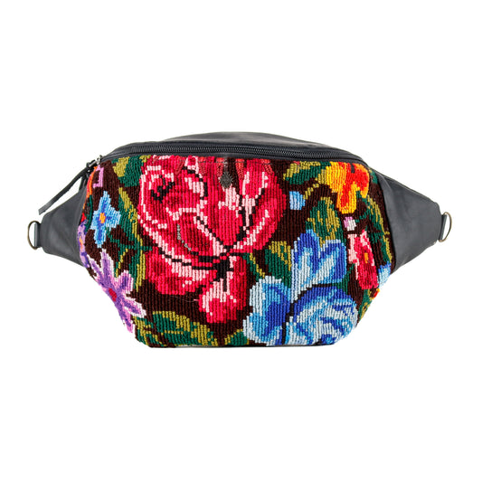 EL DON MANNY PACK - OOAK HUIPIL - BLACK - NO. 15749