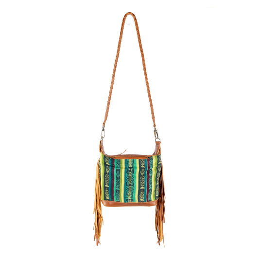 BEATRIZ MCDB WITH FRINGE - CORTE - CAFE - NO. 15884